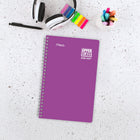 Mead 2026-27 Upper Class Student Weekly/Monthly Planner - 8½" x 6" - Purple - Bilingual-Page size: 8-5/16" H x 5-3/8" W 