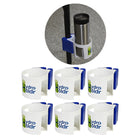 The Pencil Grip Hydro Holdr Clip-on Bottle Holder 6-Piece Set-Fits most common school desks and chairs