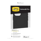 Otterbox Defender Pro MagSafe Case with Camera Control for iPhone 17 - Black-Built-in magnets snap firmly to MagSafe chargers and accessories