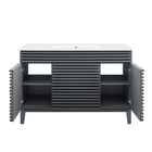 Modway Render 48" Single Sink Bathroom Vanity - Grey/White-8
