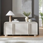 Modway Bellamy 63" Curved 4-Door Sideboard Cabinet - Ash-Adjustable Shelf