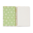 Studio Oh! Medium Spiral Notebook - 5-3/4" x 8-3/4" - Lined - 80 Sheets - Pickleball Rally-Full-colour artwork hardcover