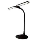 OttLite Pivot LED Desk Lamp with Dual Shades - Clearsun - Black-Provides smooth, uniform light with Color Rendering Index (CRI) of 95+ for excellent color accuracy