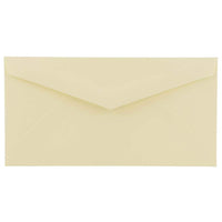 JAM Paper 4.5 x 8.125 Booklet Envelopes, Ivory, 1000 Pack (4093016B)-Ivory
