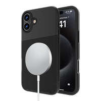 AXS PROTech Plus MagSafe Compatible Sleek Dual-layered Anti-Shock Case for Apple iPhone 16 Plus - Black-Drop resistant up to 10 feet