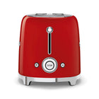 SMEG 2-slice Retro Toaster - Red-Cleaning the inside of the toaster is easier thanks to the crumbtray