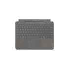 Microsoft Surface Pro Signature Keyboard with Pen Storage - Bilingual - Copilot Key - Commercial Platinum-Interface: Magnetic