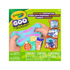 Crayola DIY Goo Satisfying Booster Pack-LESS MESS FUN: Ensures a hassle-free goo slime-making process with minimal mess, making it perfect for creative play without the cleanup stress
