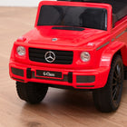 Aosom Mercedes-Benz G350 Toddler Sliding Car - Red-Material: PP, Metal 