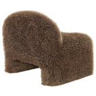 Modway Mina Faux Fur Accent Chair - Brown-7