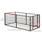 PawHut 6-Panel Heavy Duty Dog Playpen for Small Dogs - 59" x 24" -An excellent romping ground