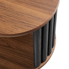 Modway Fortitude Side Table - Walnut Black-8