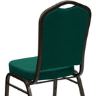 Flash Furniture HERCULES Series Crown Back Stacking Banquet Chairs with Gold Vein Frame - Green - 4 Pack-CA117 Fire Retardant Foam