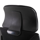 Vinsetto Mesh Office Chair with Adjustable Headrest - Black-The mesh fabric is breathable and soft