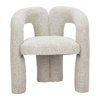 Zuo Buis Dining Chair - Grey-Armrest support