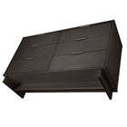 Manhattan Comfort Granville 55.04" Modern Double Wide Dresser - Dark Grey-10