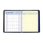 AT-A-GLANCE 2027 QuickNotes Weekly/Monthly Appointment Book - 9-7/8" H x 8" W - Black - Bilingual-Weekly: one week per two-page spread with hourly appointments (8:00 am-5:00 pm) and QuickNotes space, monthly: full month on left page and QuickNotes area on right page