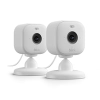 Amazon 2-Piece Blink Mini 2 Plug-in Smart Security Camera - Works with Alexa - White-Mini 2 is our second generation plug-in smart security camera that helps you stay connected to what’s happening in your home, right from your smartphone