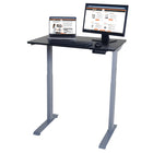 Victor Height Adjustable Compact Full Electric Standing Desk - 3' Wide - Black-10