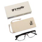 Gry Mattr Blue Light Reading Glasses Zurich BL Eco - + 1.25-Provides blue light protection from all digital devices. Reduces eyestrain and eye fatigue