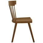 Modway Sutter Wood Dining Side Chair - Walnut - 2 Pack-7