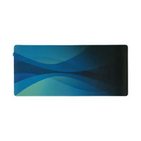 ONEofZERO Large Premium Desk Pad - Anti Slip Rubber Bottom - Dissipate Aurora-Tightly Woven Stitched Edges: For enhanced durability and to reduce fraying over time