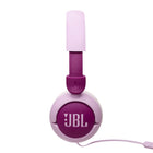 JBL Junior 320 Wired On-Ear Kids Headphones - Purple-The plastic-free packaging includes a playful JBL sticker set so kids can. personalize their headphones