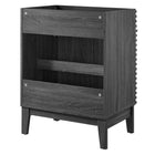 Modway Render 24" Bathroom Vanity Cabinet - Charcoal-Sink Basin Not Included