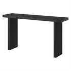 Hudson&Canal Soren 55"W Console Table - Black Grain-Tabletop features a weight capacity of 50 lbs