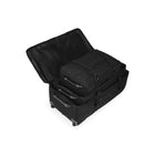 Bugatti Denver 3-Piece Travel Duffle on Wheels - Black-Two-inline wheels for smooth and effortless rolling. 