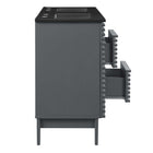 Modway Render 48" Double Sink Bathroom Vanity - Grey/Black-8