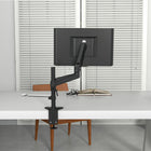 ShoppingAll SA-GA12 Adjustable Single Gas Spring Monitor Mount Desk Stand for 15"-32" Monitor - Black-8