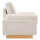 Modway Oasis Upholstered Fabric Armchair - Ivory-Pocket Springs and Sinuous Spring Support
