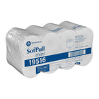 Georgia-Pacific SofPull 2 Ply Centerpull Bathroom Tissue - 16 Pack-Meets green seal standard gs-1: based on chlorine-free processing, energy and water efficiency and content of 100% recovered material with a minimum of 20% post-consumer material (GreenSeal.org)