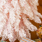 HOMCOM 6' Artificial Christmas Tree with Realistic Branches - Pink-Flame retardant branches are unlikely to catch fire or cause serious household damage 