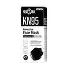 Globe Hynaut 4-Ply Non-Medical KN95 Face Mask - Black - 50 Pack-98% Filtration