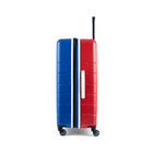 Reebok Double Dribble 30" Hardside Spinner Luggage - Blue-Zipper-release expansion system for 20% more packing space