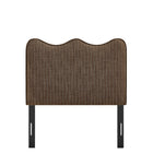 Modway Athena Striped Fabric Upholstered Twin Size Headboard - Earth Stripe-Assembly Required