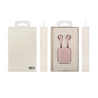 Basic Tech TWS True Wireless Ear Buds - Pink-Slim Design