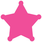 JAM Paper Standard Label Rolls - Sherrif Star - 2 3/4 x 2 3/4 - Neon Pink - 125 Labels/Roll-Size: Sherrif Star ( 2 3/4 x 2 3/4 Inches ) | Printer friendly labels are easy to create and customize.