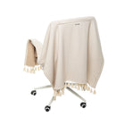 Warmür The Original Office Chair Blanket - One Size - Beige-Dimensions: 64.96"L x 44.88"W x 0.59"H