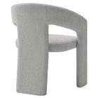 Modway Oslo Barrel Fabric Upholstered Dining Accent Chair - Dove Grey-8