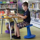 FDMT Kore Wobble Stool - 14" H - Red-Increase Secondary Focus: Continuous movement while sitting relaxes the right side of the brain, leading to better focus.