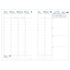 Quo Vadis 2026 Minister Weekly Planner - 6.25" x 9.5" - Assorted Colours - English-Stitched binding