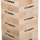 Triumph Fun Size Tumble Wooden Blocks-CARRY BAG INCLUDED - Conveniently store and transport set using durable canvas carry bag