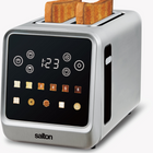 Salton Touchscreen 2 Slice Toaster - Stainless Steel-Memory setting: save and select your favorite setting at the touch of a button 