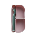 b.box Silicone Bento Tray Mini Lunchbox - Berry-Spill-proof – high sides prevent the movement of food between sections