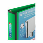 Staples Better Binder - 2" - Green-Framed clear window makes these ideal for use as presentation binders