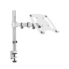 ShoppingAll Fully Adjustable Laptop Mount - White-Can hold one laptop from 12-17” in size and up to 17.6lbs/8kg in weight (with 75mm x 75mm/ 100mm x 100mm VESA mounting holes)