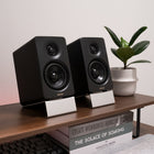 Edifier M60 Hi-Res Wireless Audio Touch Control Multimedia Bluetooth Speaker - Black-The top-mounted touch panel includes an automatic backlight that activates when a hand approaches and turns off automatically. Simple touch and swipe gestures enable effortless control of the speaker.